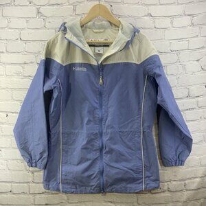 Columbia Lavender and Cream Windbreaker Jacket, size M